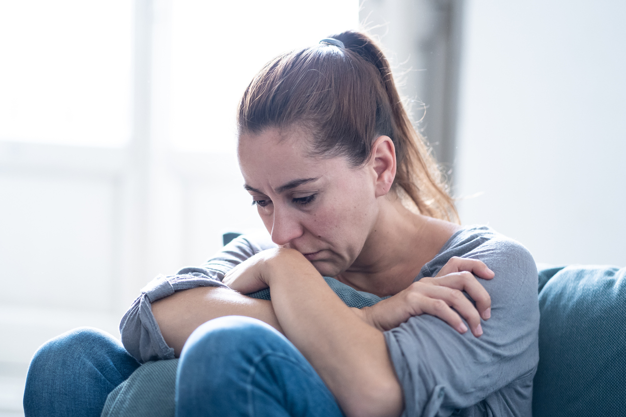 Young woman suffering from depression