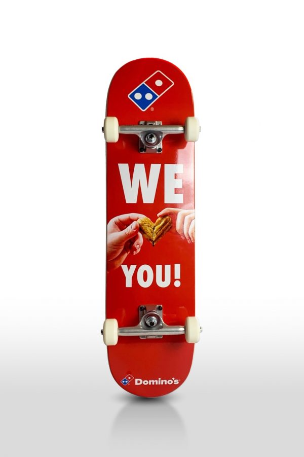 Skateboard „We love you“