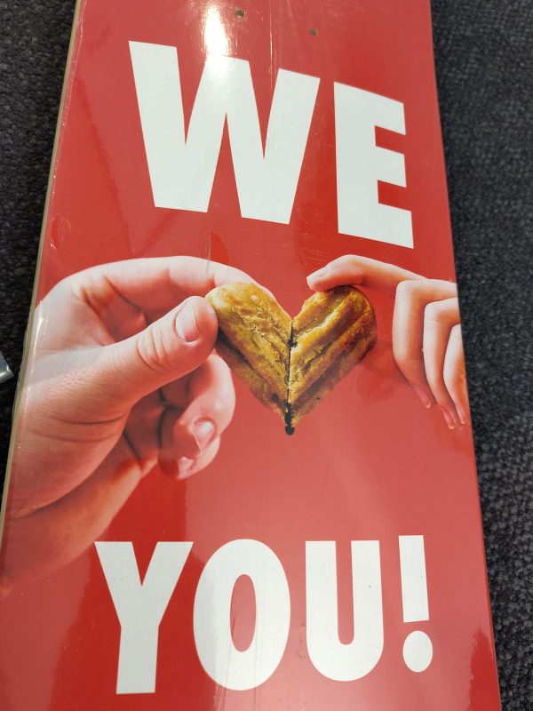 Skateboard „We love you“ – Bild 2